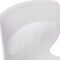 Flash Furniture White Plastic Stack Chair with Lumbar Support RUT-NC618-WH-GG - alternate 5